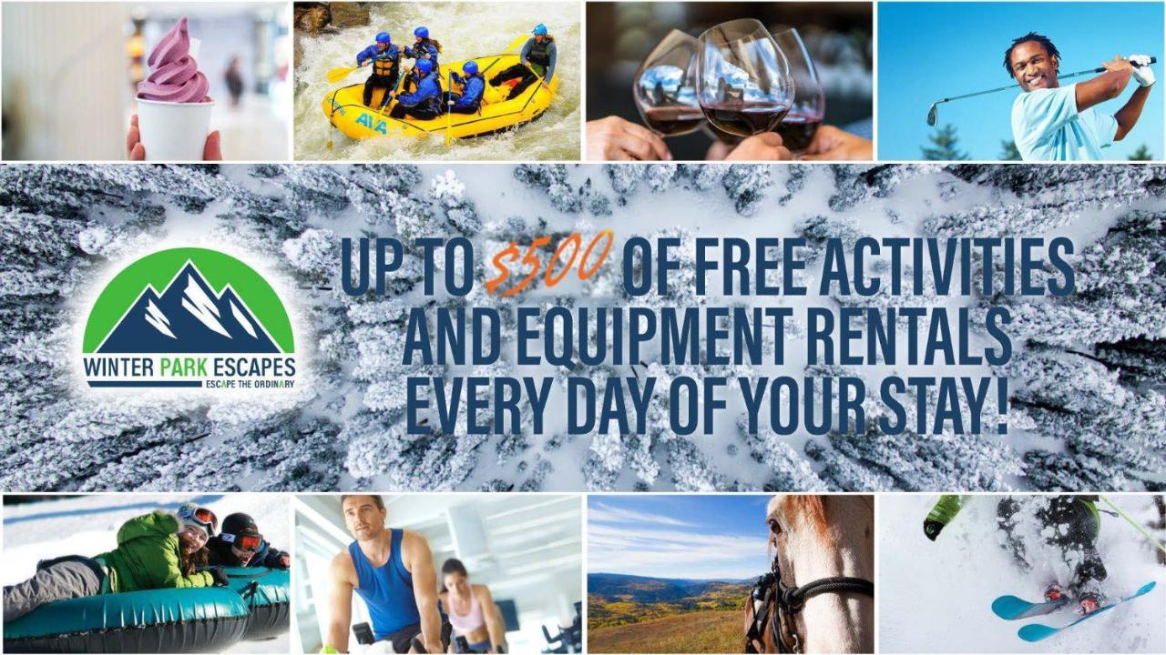 ווינטר פארק Ski In Ski Out Luxury Condo #4475 With Huge Hot Tub & Great Views - 500 Dollars Of Free Activities & Equipment Rentals Daily מראה חיצוני תמונה
